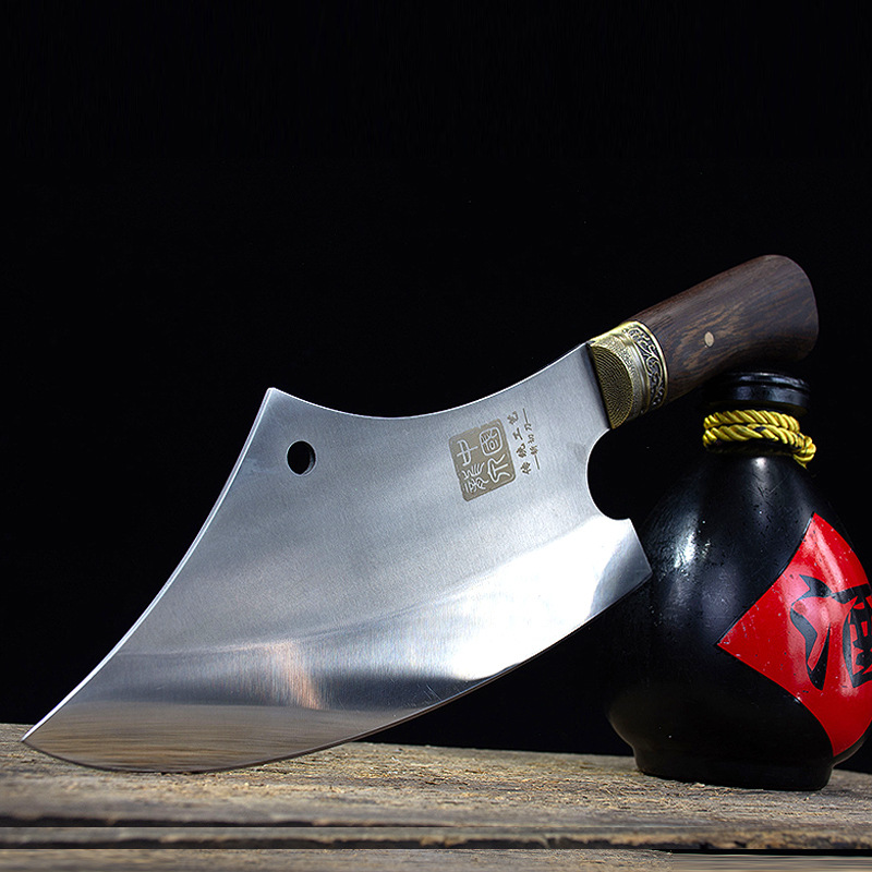 龙泉菜刀家用斩切两用刀斩骨刀锻打切菜刀中式厨师专用刀具批发