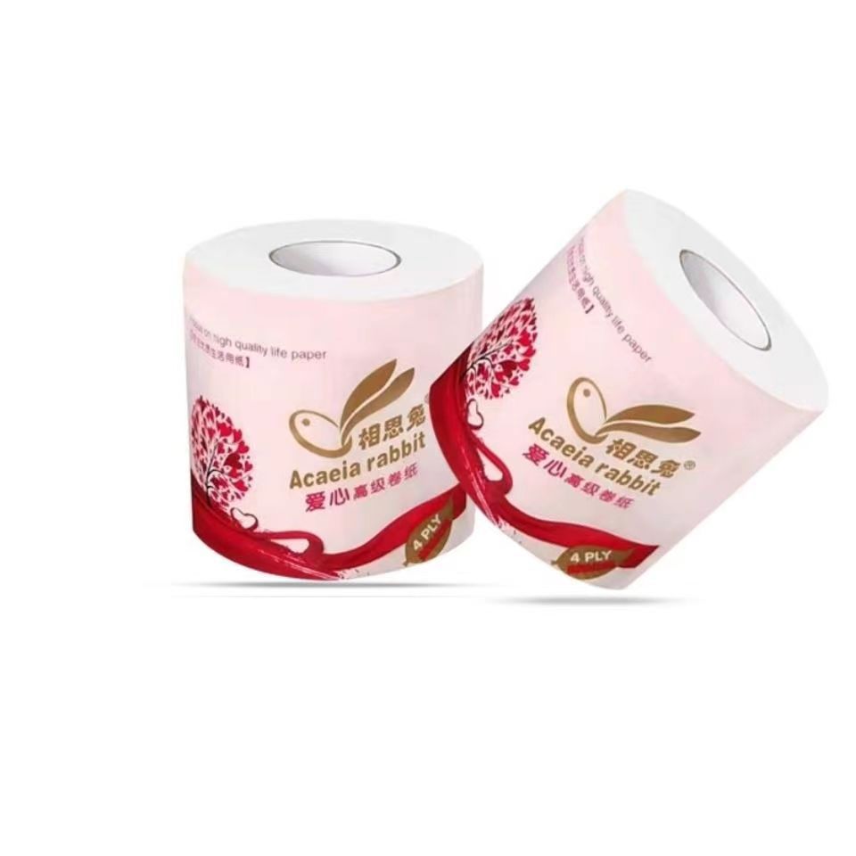 Roll Paper with Core Toilet Paper Household Toilet Paper