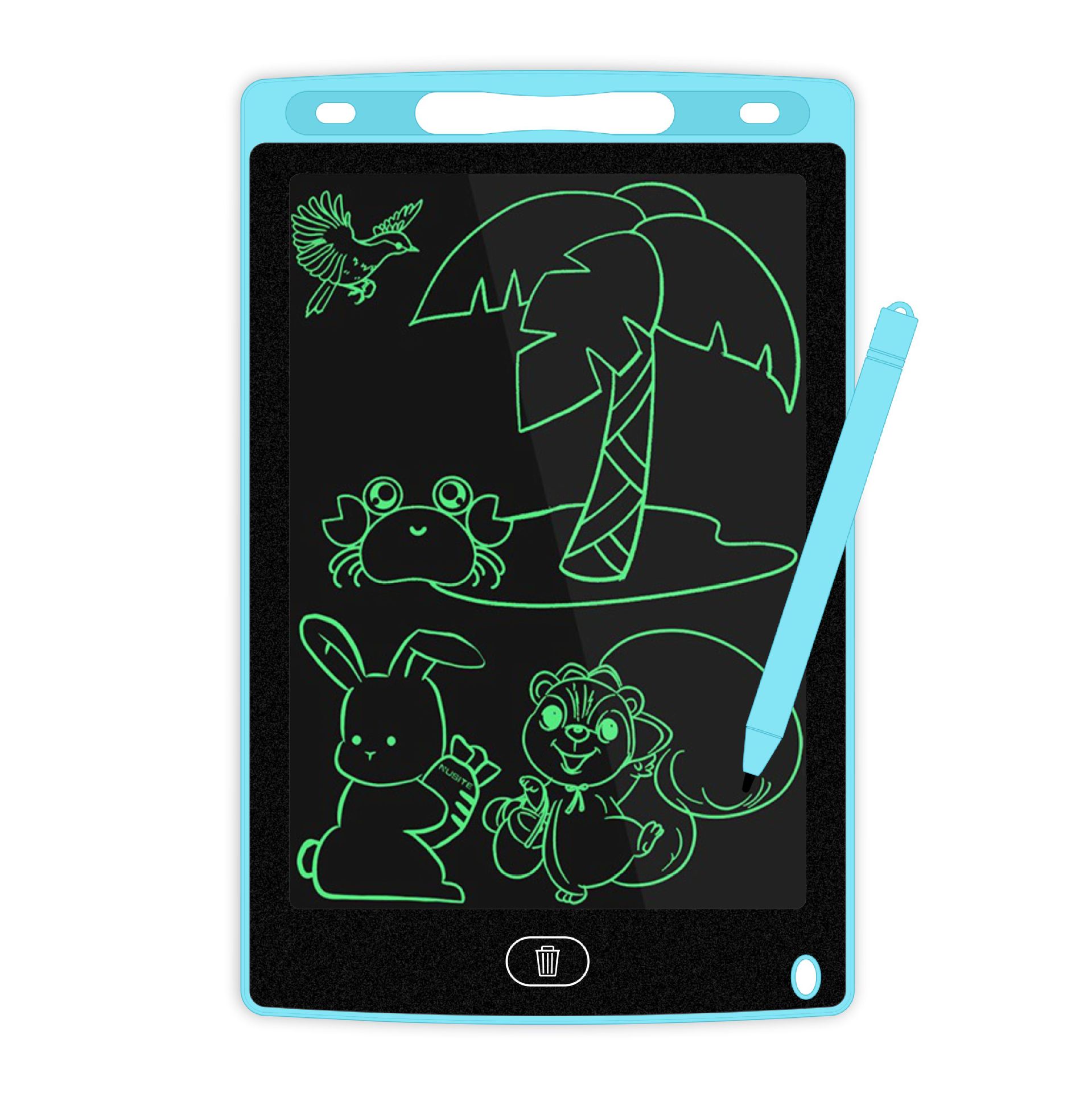 6.5-Inch 8.5-Inch LCD Handwriting Board LCD Small Light Energy Blackboard Children's Intelligent Graffiti Color Highlight Thick Pen