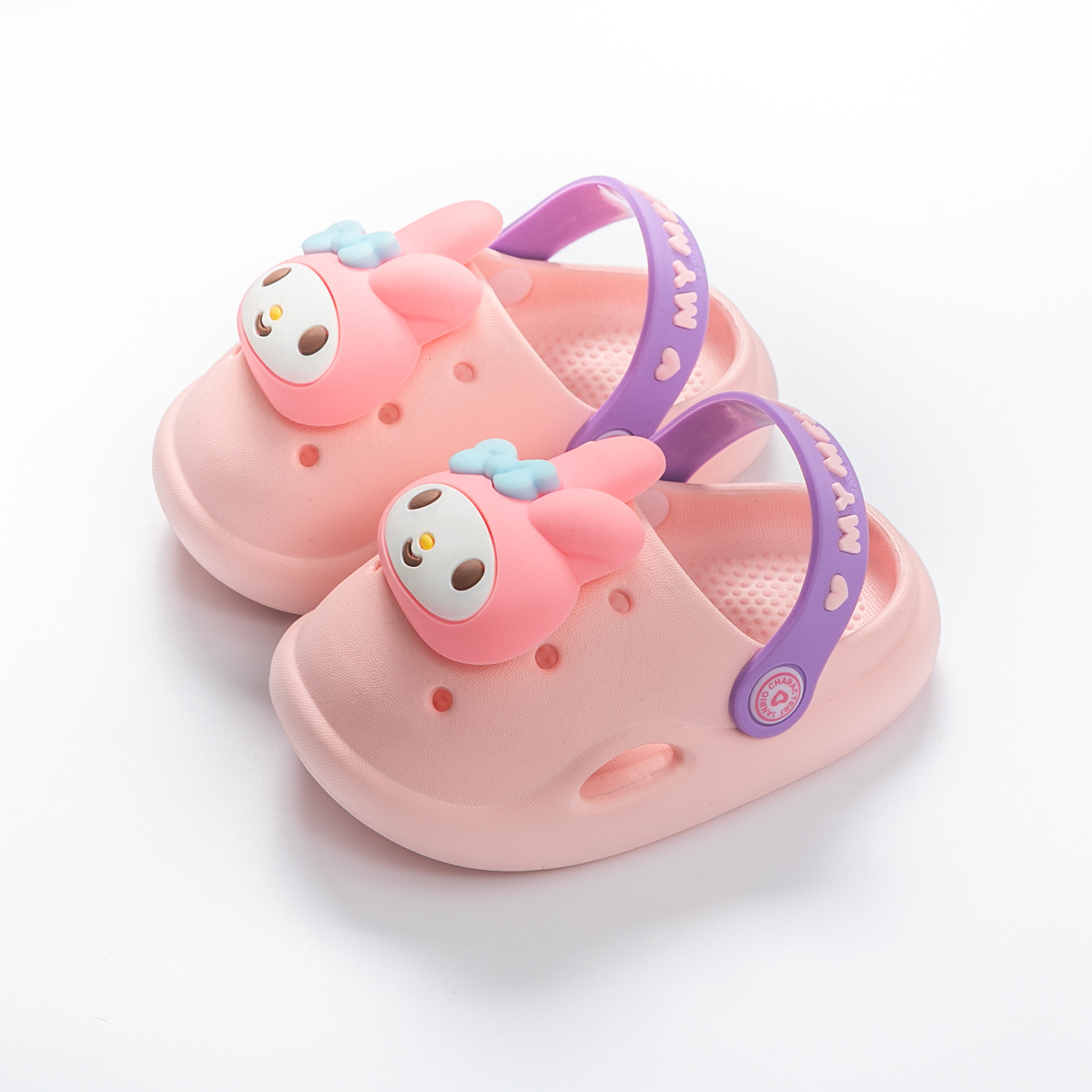 三丽鸥hellokitty凯蒂猫儿童拖鞋防滑女童凉拖洞洞鞋沙滩鞋批发