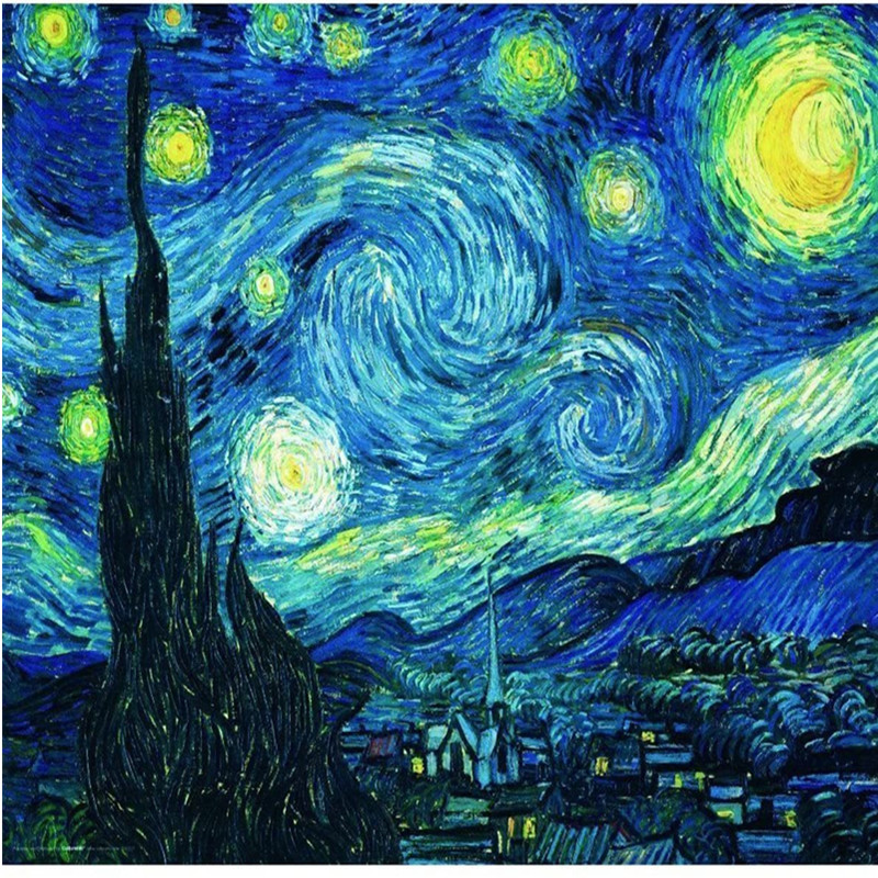 梵高星空钻石画