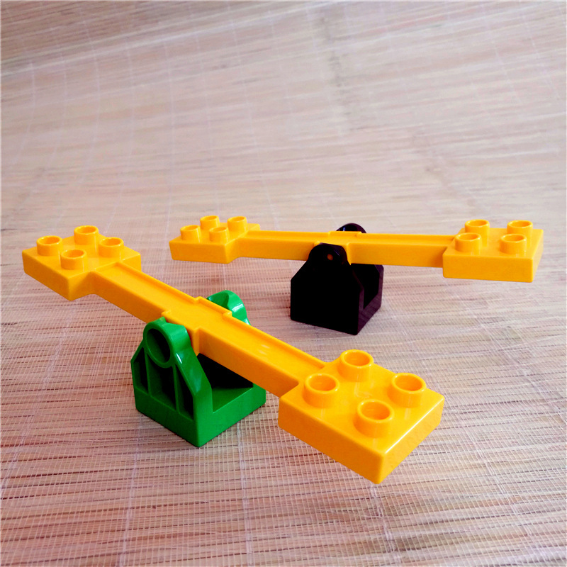 批发兼容乐高大颗粒积木跷跷板散件配件零散装补件游乐园拼装玩具