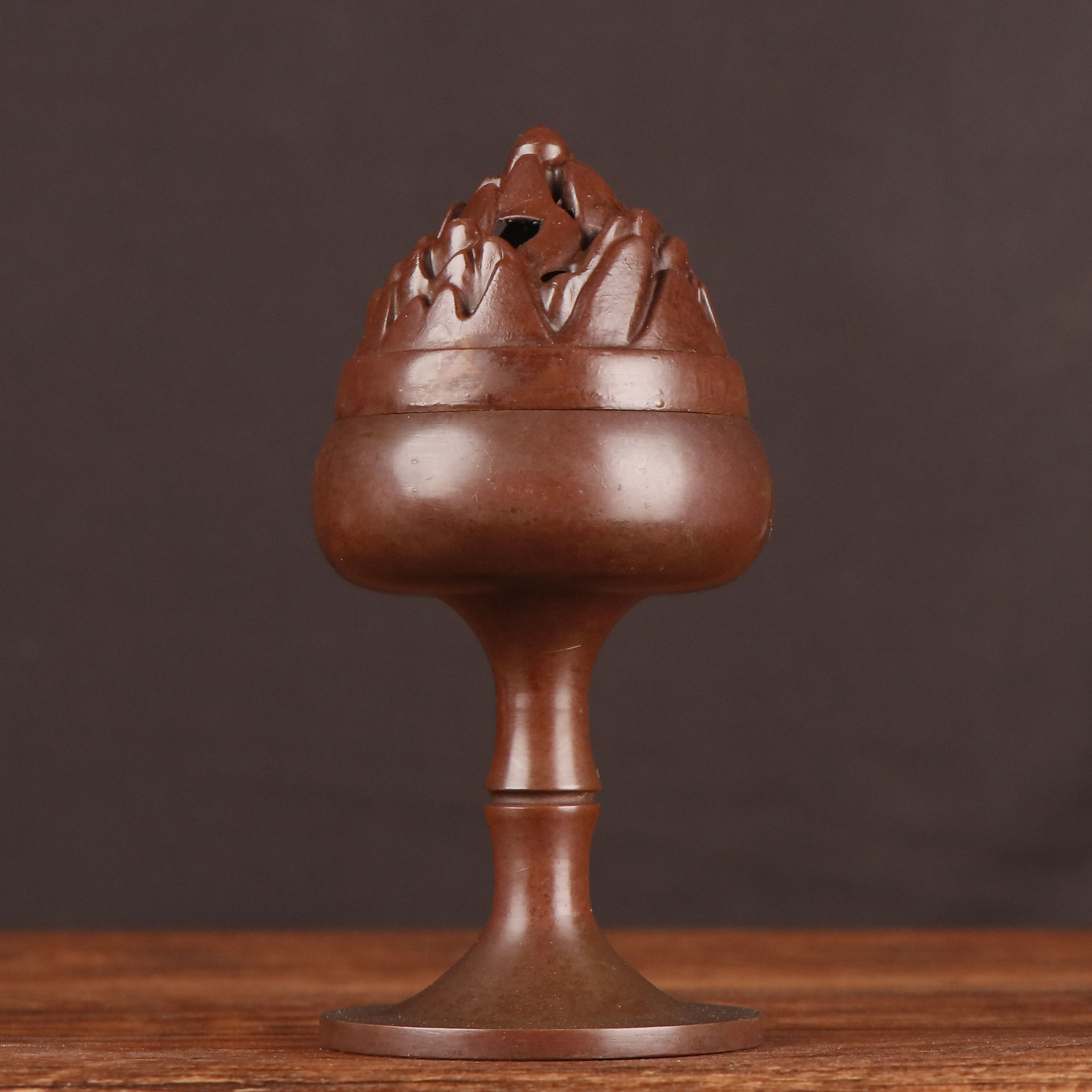 杨铜记黄铜香炉博山炉香薰炉仿古家用盘香熏香炉檀香摆件厂家批发