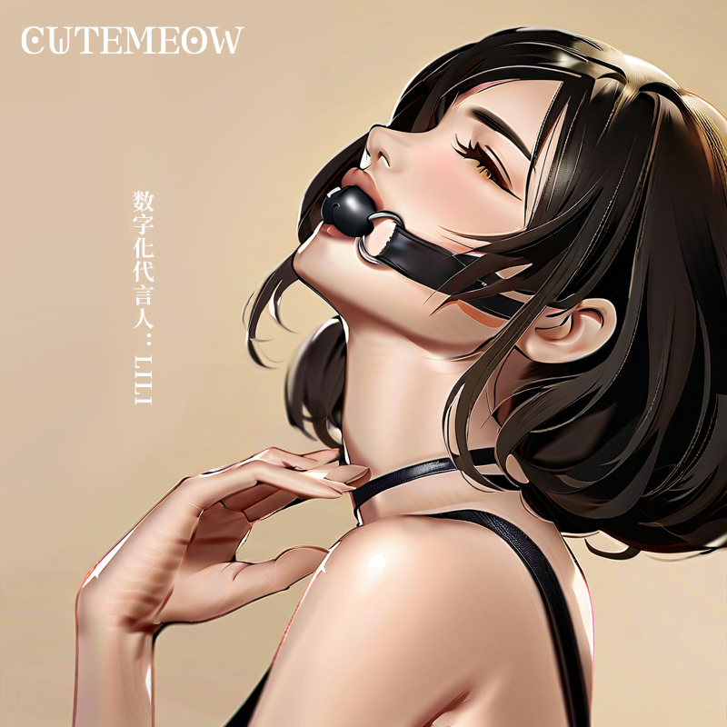 cutemeow穿戴口球sm情趣口枷捆绑性调情用品口塞羞耻调教房趣合欢