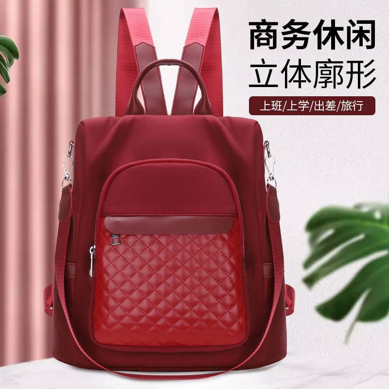 Foreign Trade Wholesale Backpack for Women 2023 New Fashion Ladies Backpack Casual Internet Celebrity Shoulder Women's Bag Fashion