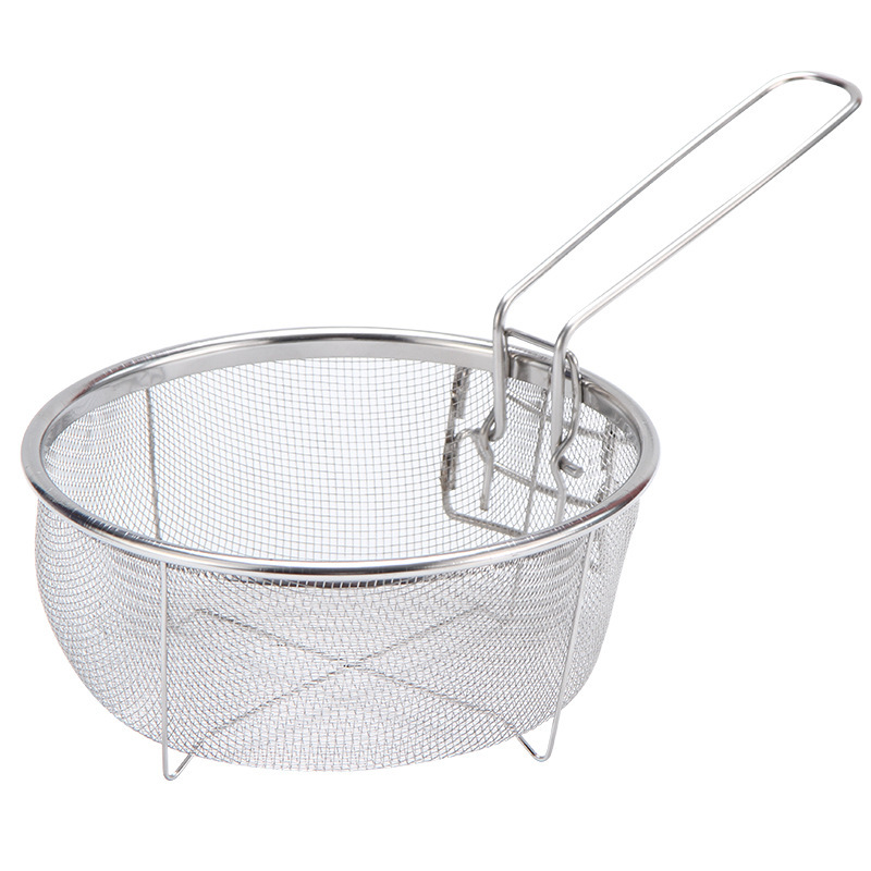 Stainless Steel with Handle Fry Basket