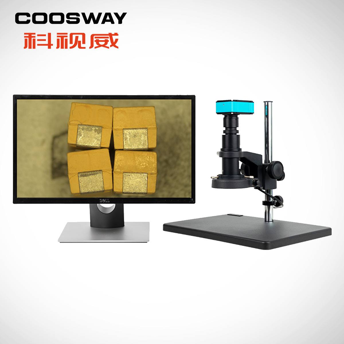 高清电子显微镜 视频放大镜工业相机ccd检测拍照存储测量高清成像