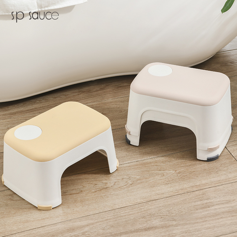 sp sauce小凳子家用成人换鞋凳加厚浴室防滑凳简约风