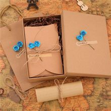 古风浪漫礼品盒表白告白信封信纸套装生日礼物包装盒创亚马逊爆款