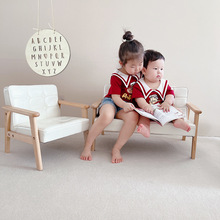 儿童小沙发实木迷你沙发公主宝宝凳子幼儿园阅读角可爱培训班座椅