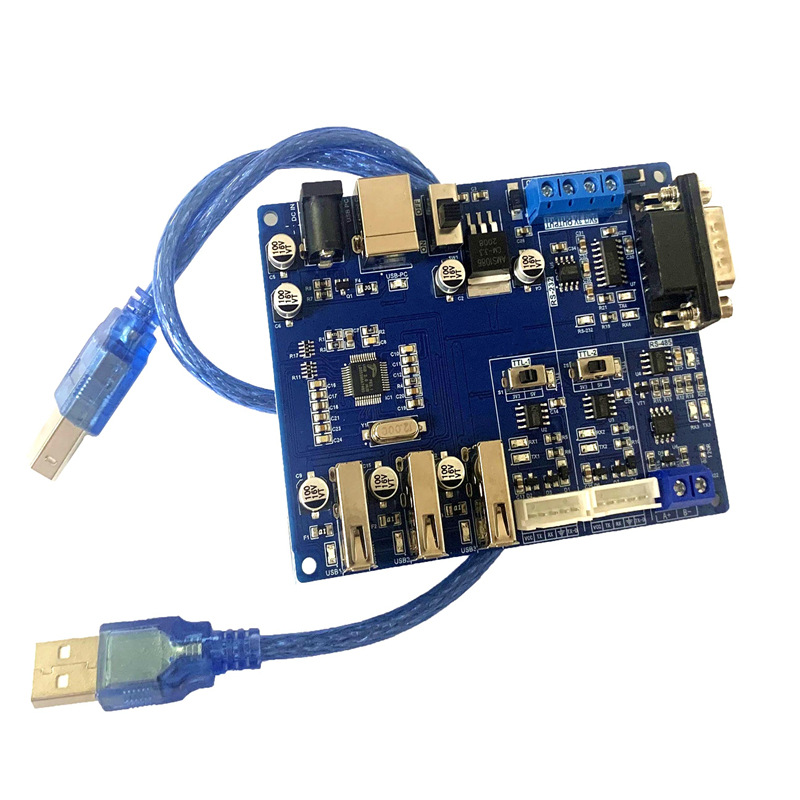 superhub usb转ttl usb转rs232usb转rs485串口拓展usbhub多路串口
