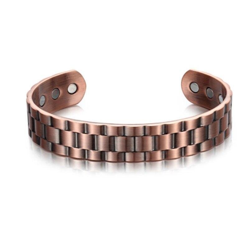 Yunjin Cross-Border New Arrival European and American Stylish Opening Adjustable Magnet Bracelet Ring Alloy Geometric Mesh Bracelet