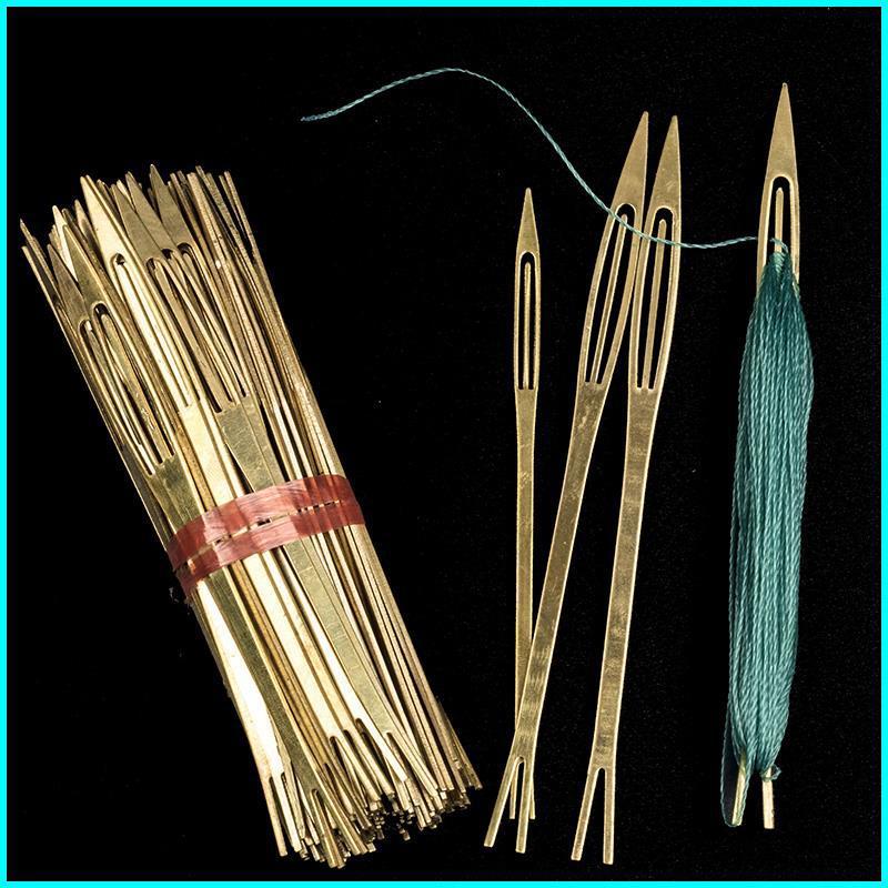 织网针织网铜梭子补网铜梭子渔网铜梭子网针补网梭子铜黄编织工具