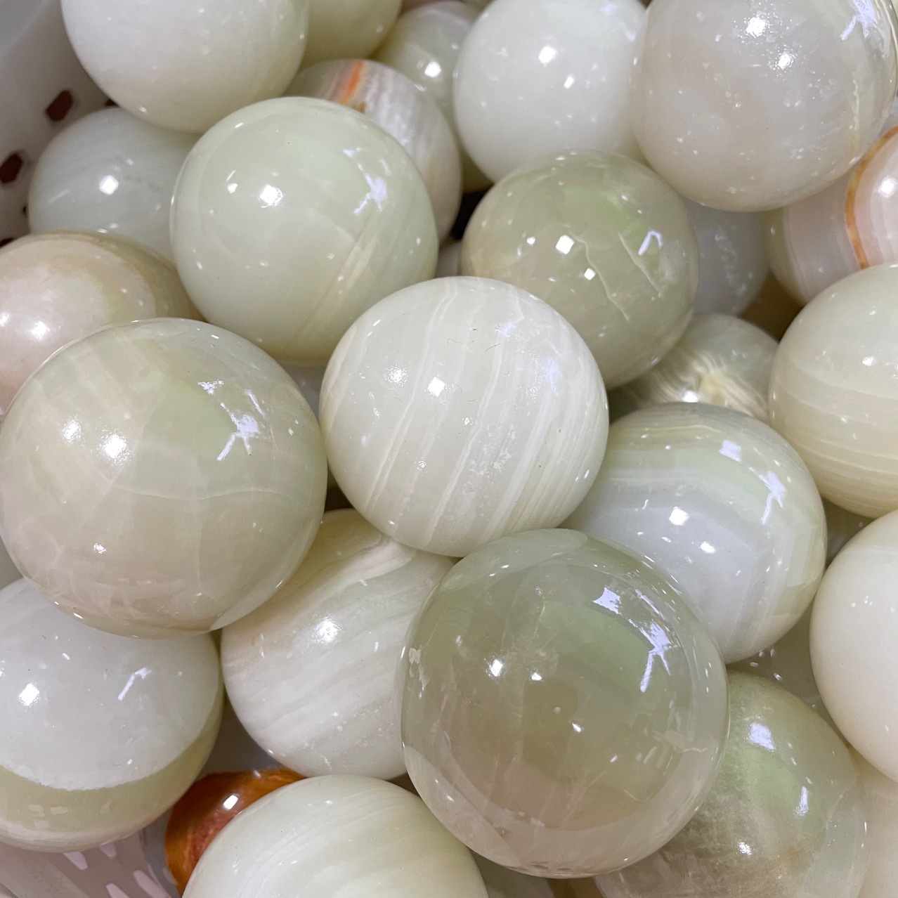 玉手球阿富汗青白玉手球中老年保健球健身球按摩球长辈礼物玉石