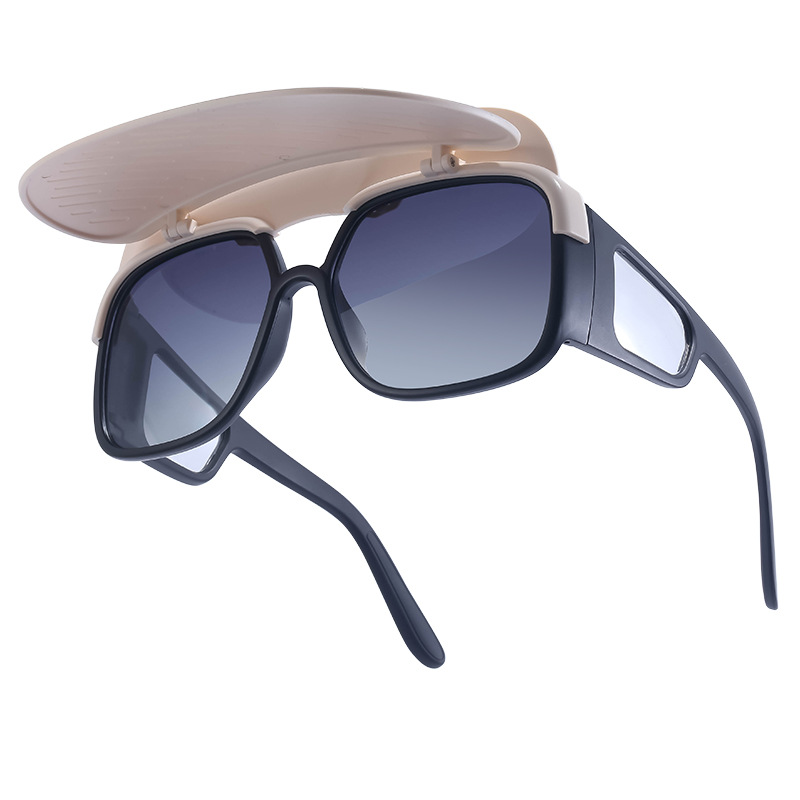 New Style Sun Protection Tr Polarized Sunglasses for Women, Portable Pannier Bag Eye Protection Brim Sun Glasses