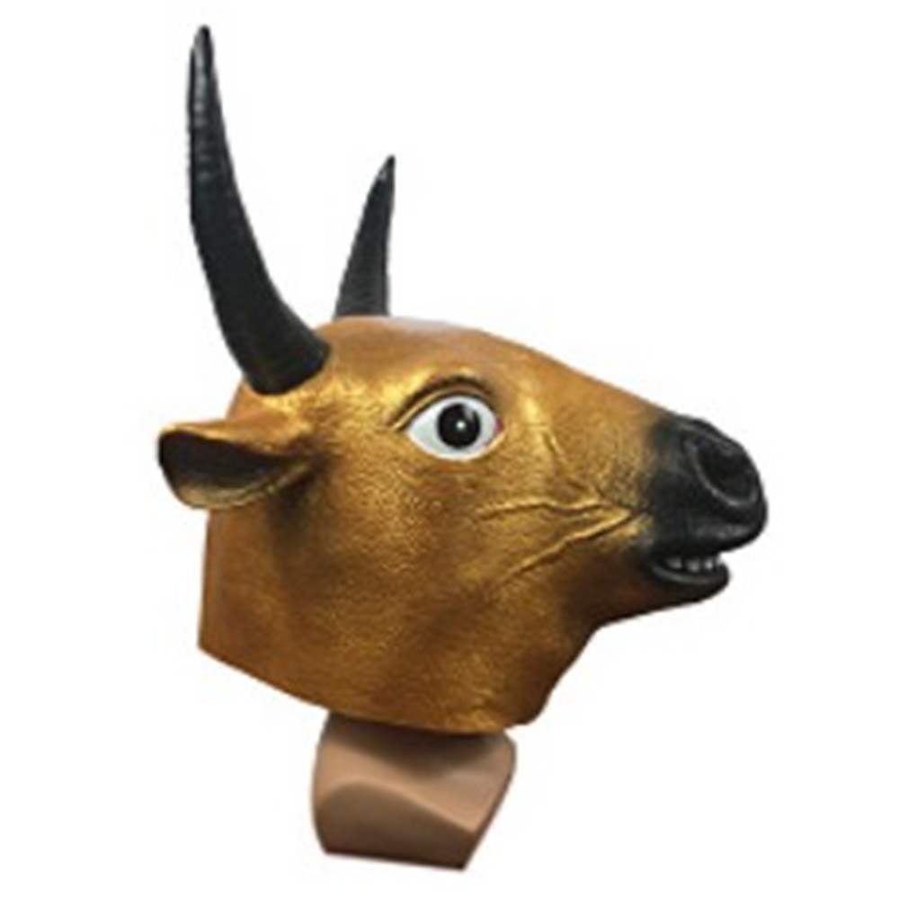 黄色牛头面具黑色牛头面具褐色牛头面具金牛面具我们努力将做工和材料