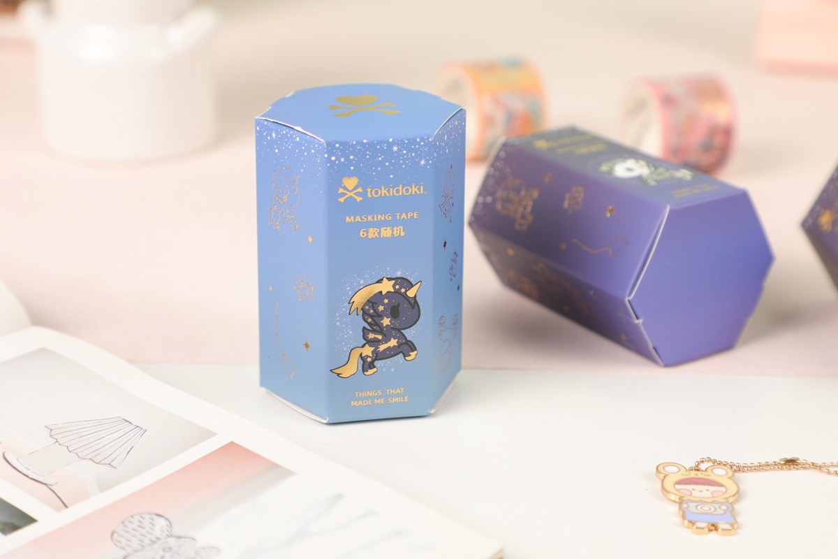 91835 青壹坊文具批发 tr-emf0020 tokidoki 夜光系列盲盒胶带-阿里巴
