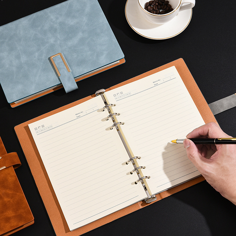 活页笔记本b5批发商务办公记事本高颜值大学生手账日记本本子a5