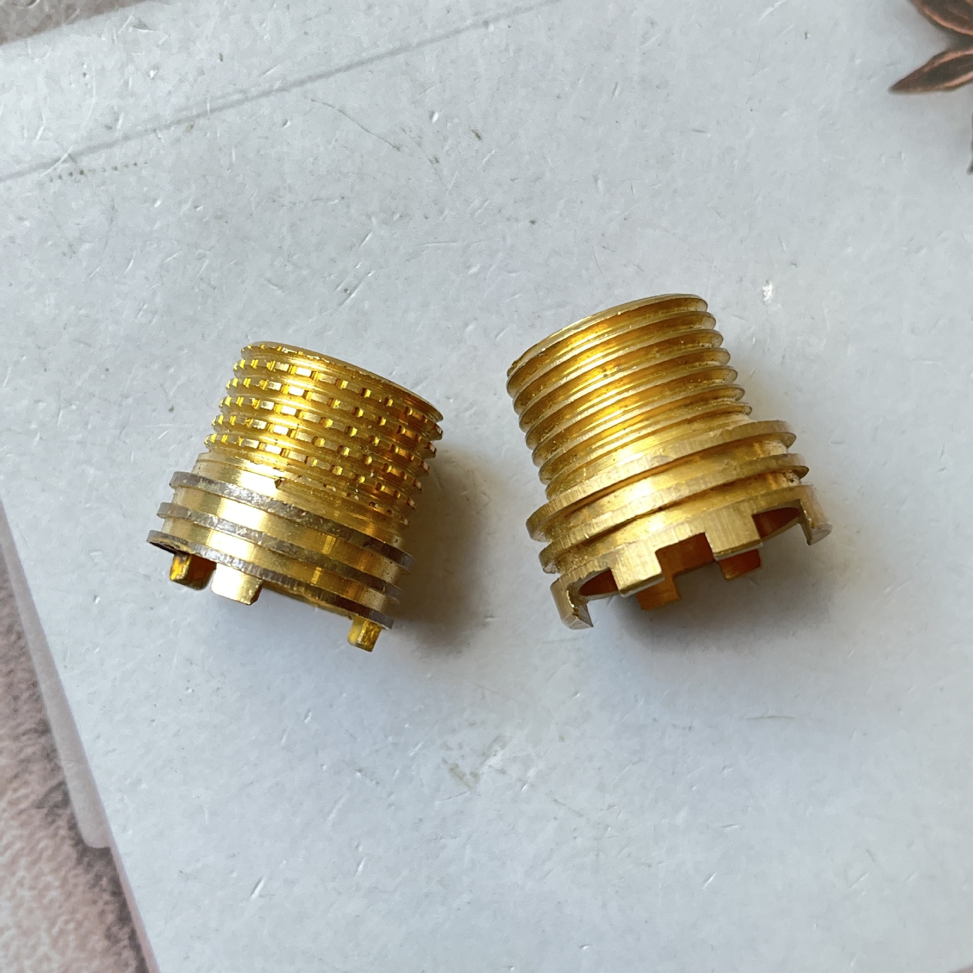 批发 ppr铜嵌件pe注塑机电镀镍螺母4分6分1寸 40 50 63 75大口径