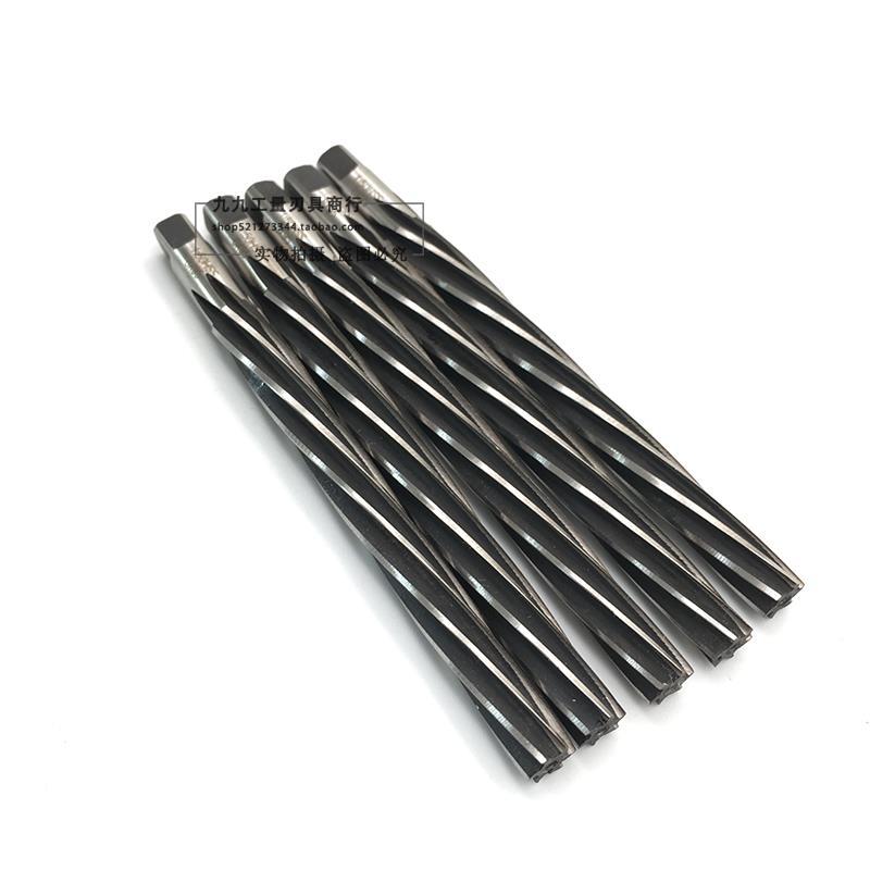 1:50锥度铰刀直柄机用螺旋锥度销子铰刀加长手用绞刀3 5 6 8-20mm