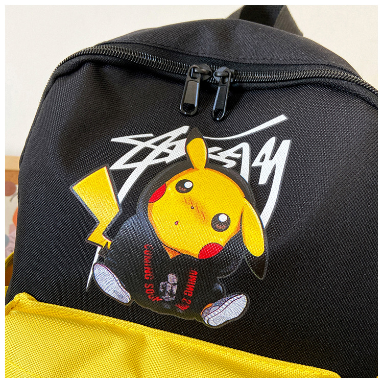 新款皮卡丘书包小学生卡通动漫儿童双肩包大容量学生背包