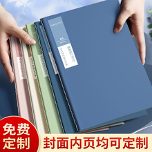 ins风简约本简约笔记本高中生高颜值横线大号考研加厚手抄软面本