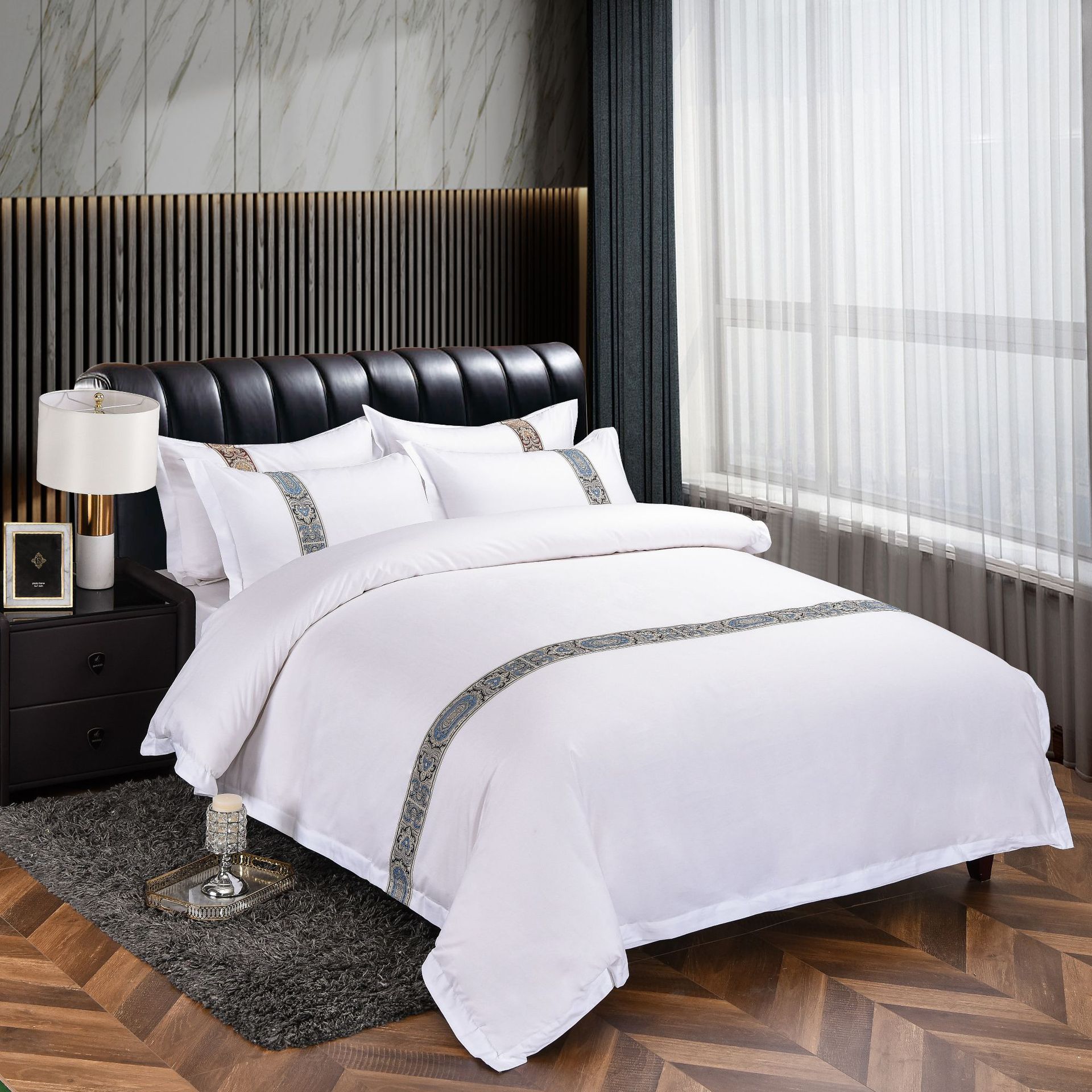 宾馆床上星级酒店布草