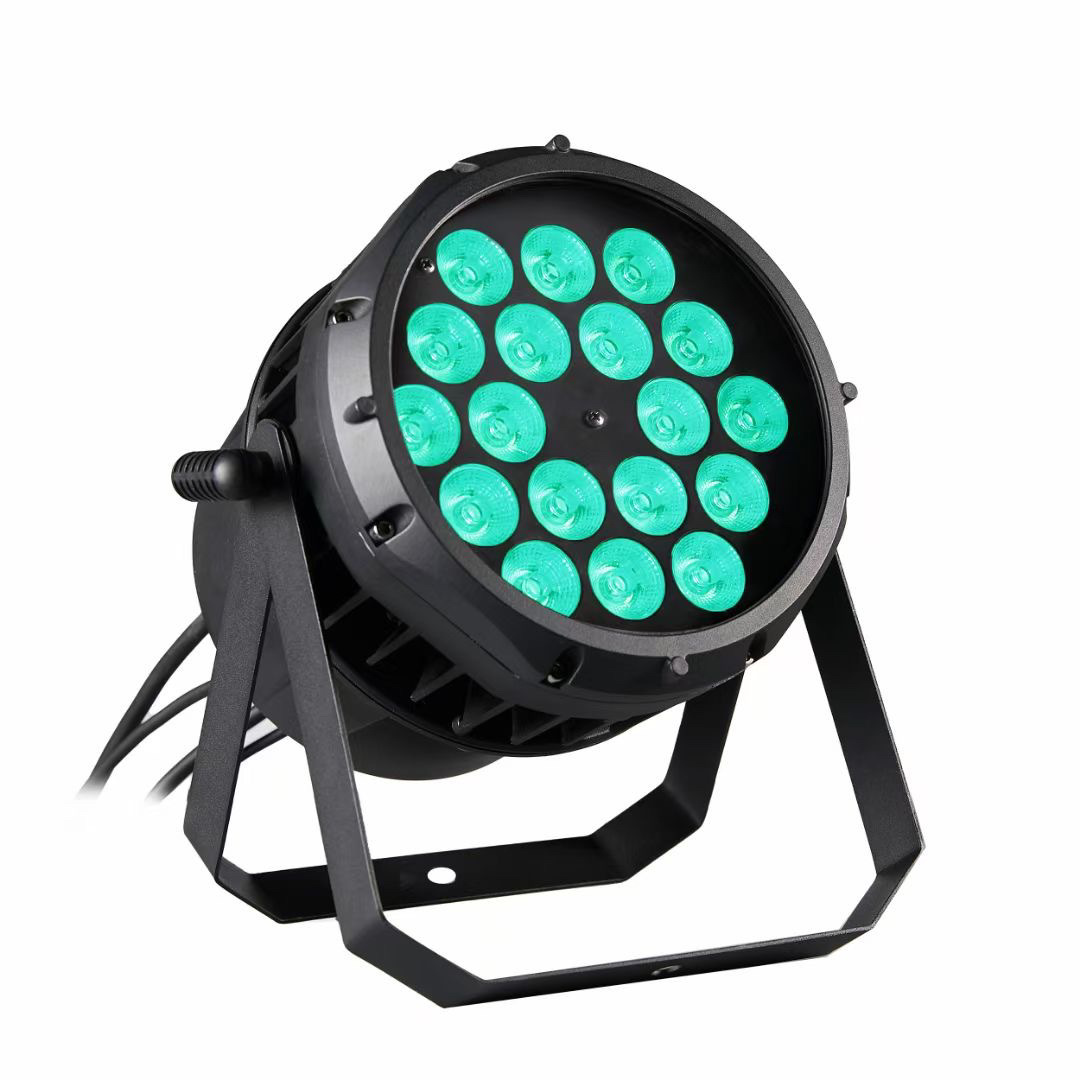 18颗全彩防水帕灯户外舞台染色灯led四眼面光灯文旅公园景区灯光