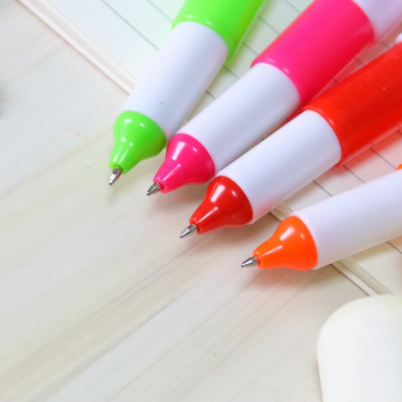 Creative Retractable Pill Pen Cute Stationery Student Expression Ballpoint Pen Logo Design Children's Prizes Gift Wholesale