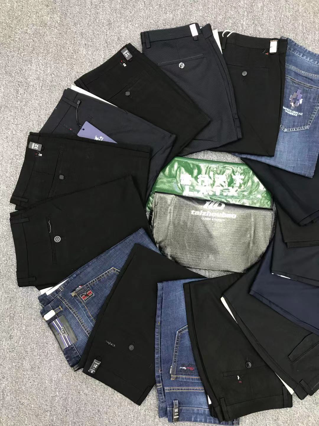 石狮薄款休闲裤 品牌库存尾货 原单正品地摊特卖场男装折扣店货源