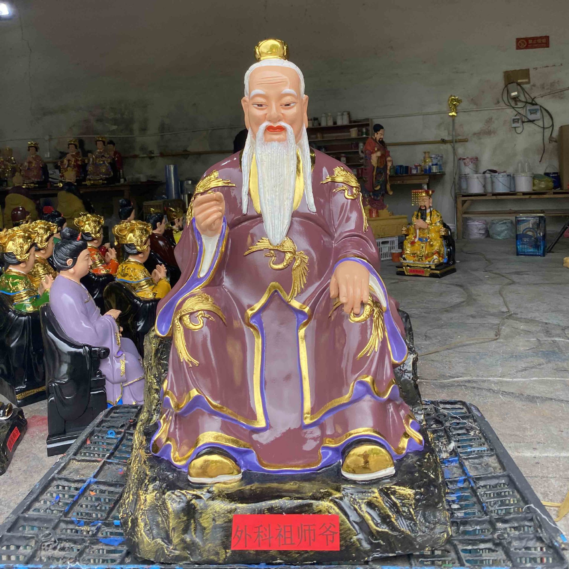 河南佛像厂家 72家老祖神像订做