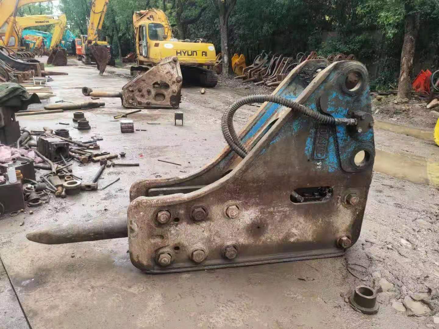 二手东空135破碎锤炮头进口锤日本打击有力性能稳定质量好20-23吨