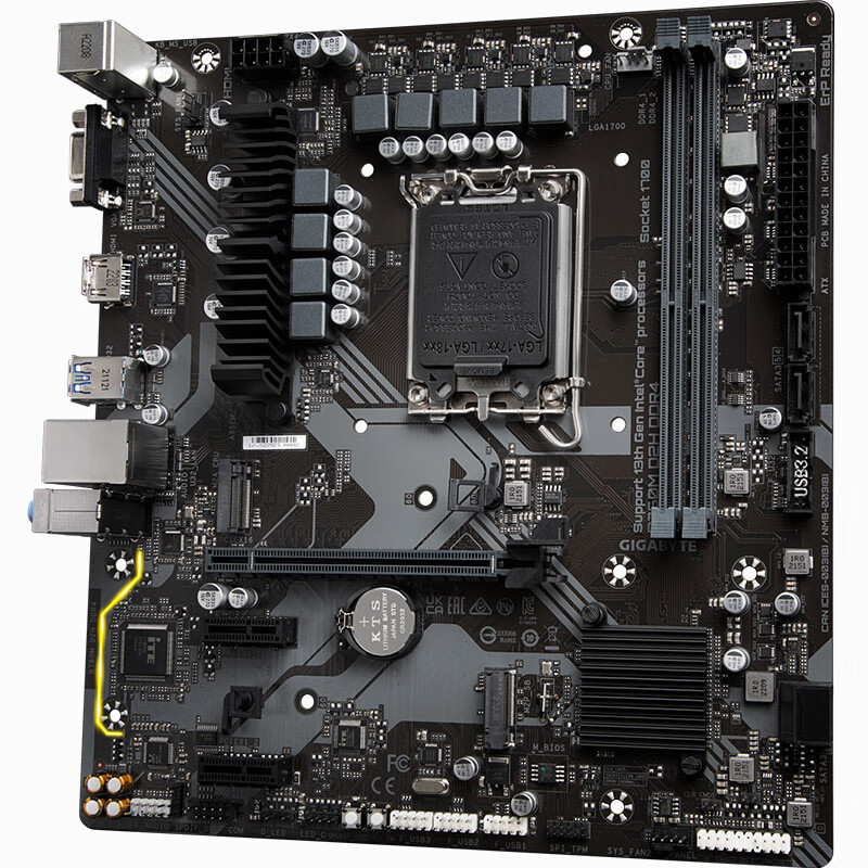 适用技嘉b760m d2h ddr4台式机电脑主板适用cpu i5 13400/13600kf