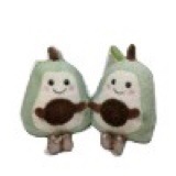 Internet Celebrity Avocado Plush Toy Doll Scissors Machine Birthday Gift Prize Claw Doll Holiday Gift E-Commerce Live Broadcast