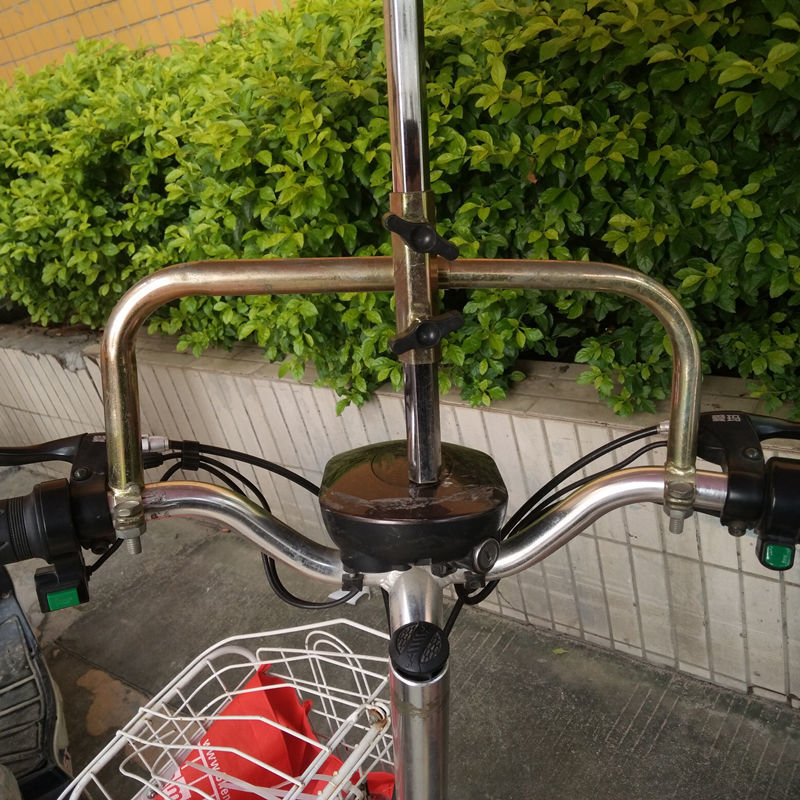 电动车固定支架雨伞支架伞架电动三轮车电瓶车雨伞支架自行车支架