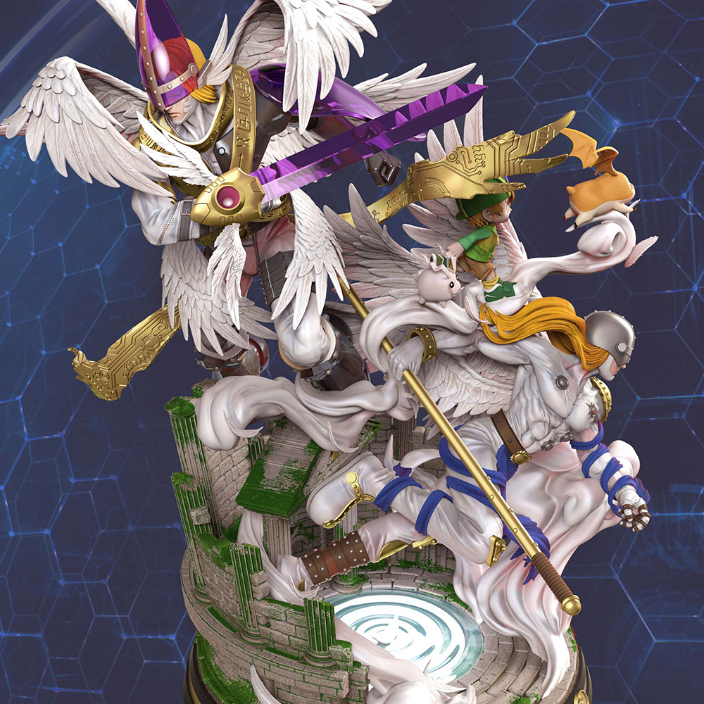 三雷gk 数码宝贝 共鸣进化链 gk天使兽神圣gk天使兽进化链