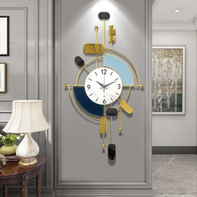 北欧轻奢艺术钟表挂钟客厅家用创意大气挂表现代简约卧室时钟挂墙