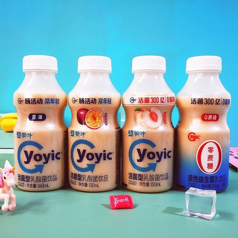 优益c活菌型 乳酸菌饮品 340ml*6/11瓶 百香果 白桃 零蔗糖-阿里巴巴
