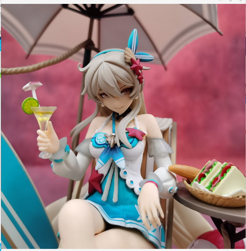 崩坏3 空之律者 琪亚娜 泉之精灵 1/8 沙滩美少女盒装手办
