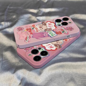 涂鸦小狗适用oppor17手机壳reno9高级findx6pro爆款a96硬壳1加11