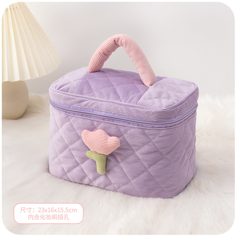 Cosmetic Bag Ins Style Niche 2023 New Advanced Large Capacity Women's Portable Portable Toiletry Storage Box Bag Box