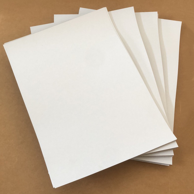 250500克服装内衬纸板印刷包装纸全开白板纸灰底白板纸样板纸