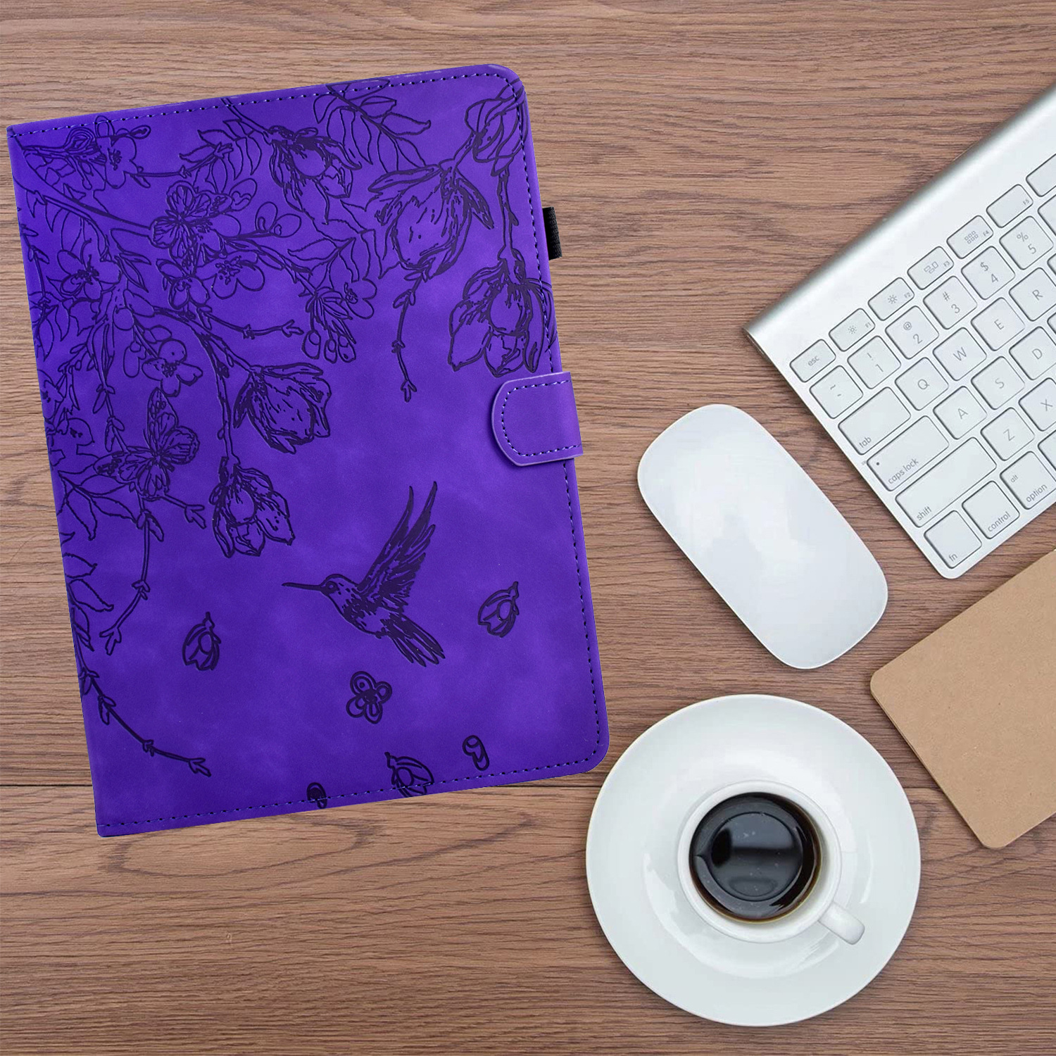 适用i联想 Tab M11平板皮套M10 3代磨砂压花鸟插卡支架保护套S9