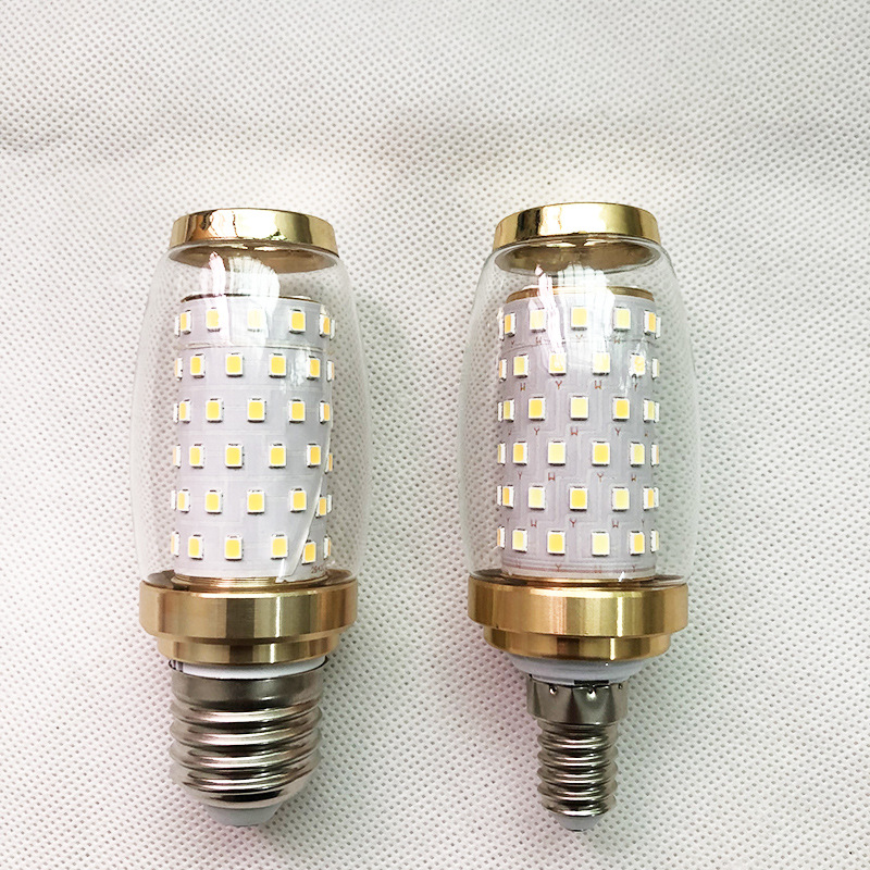 超亮火箭泡e27大螺口家用照明12瓦无频闪节能玉米灯泡工程光头强