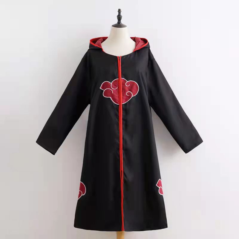 跨境火影忍者晓组织的衣服cosplay宇智波鼬动漫服装斗篷长袍cos服