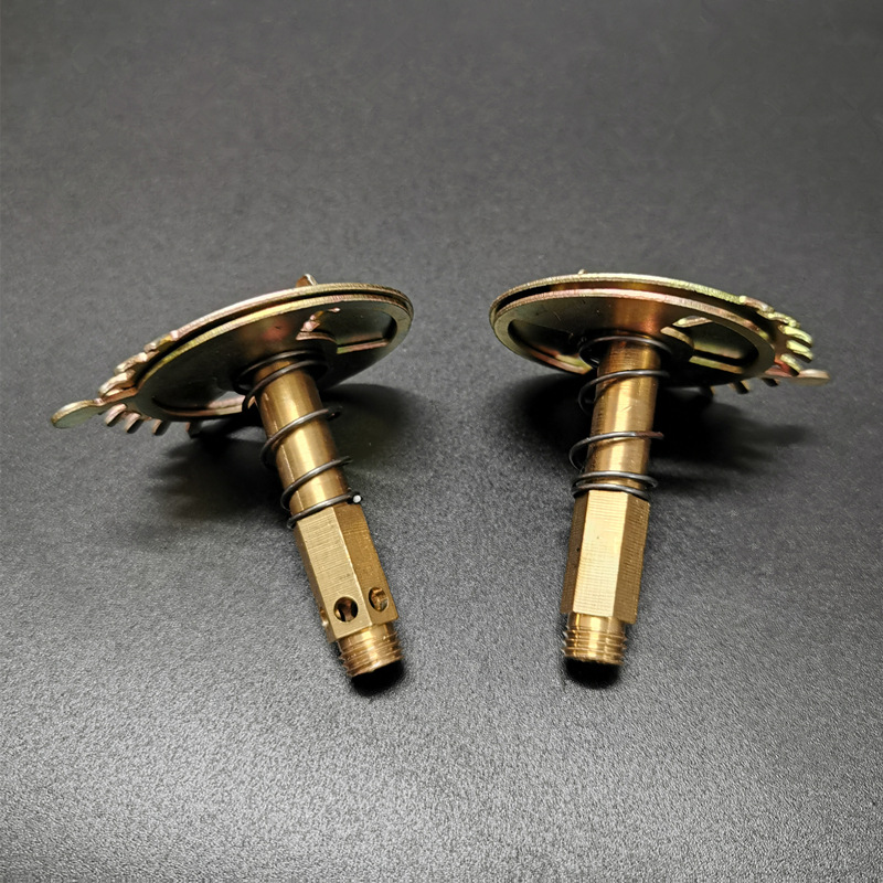 燃气灶喷嘴改装 不定位喷火咀煤气互换天然气铜风门片头通用配件