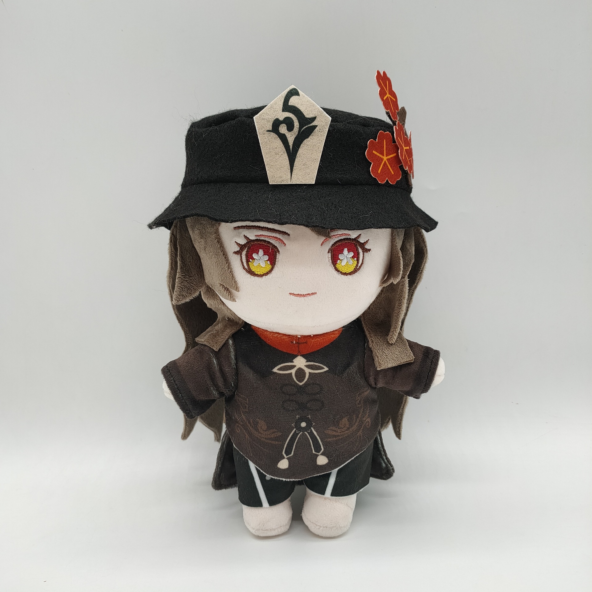 跨境新款 genshin plush 原神游戏周边胡桃小姐玩具娃娃 毛绒公仔