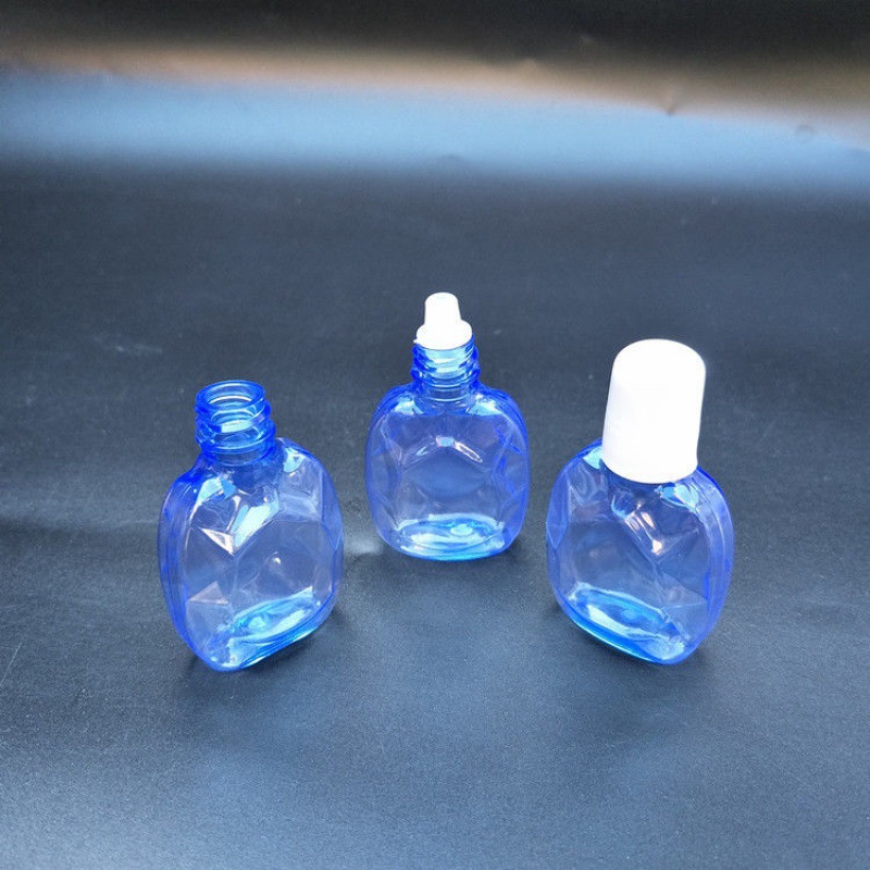 眼药水瓶10ml滴瓶透明瓶蓝色小空瓶子塑料瓶滴眼剂塑料瓶厂家批发