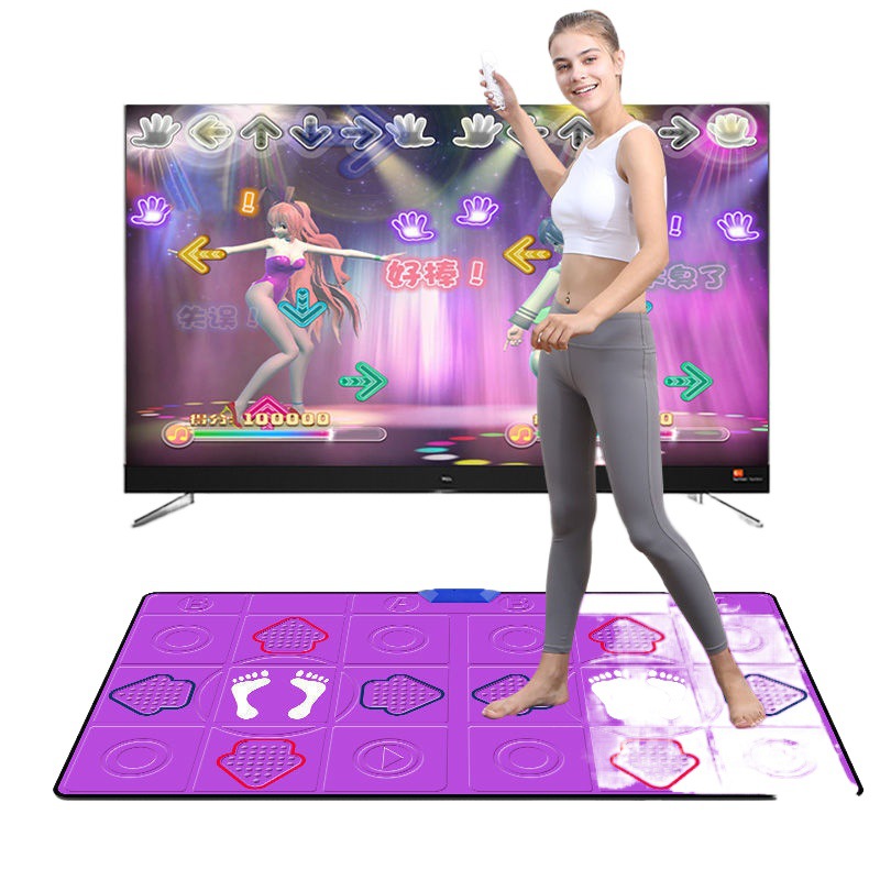 宏太无线双人家用跳舞机跳舞毯游戏机电视专用体感手舞足蹈跑步