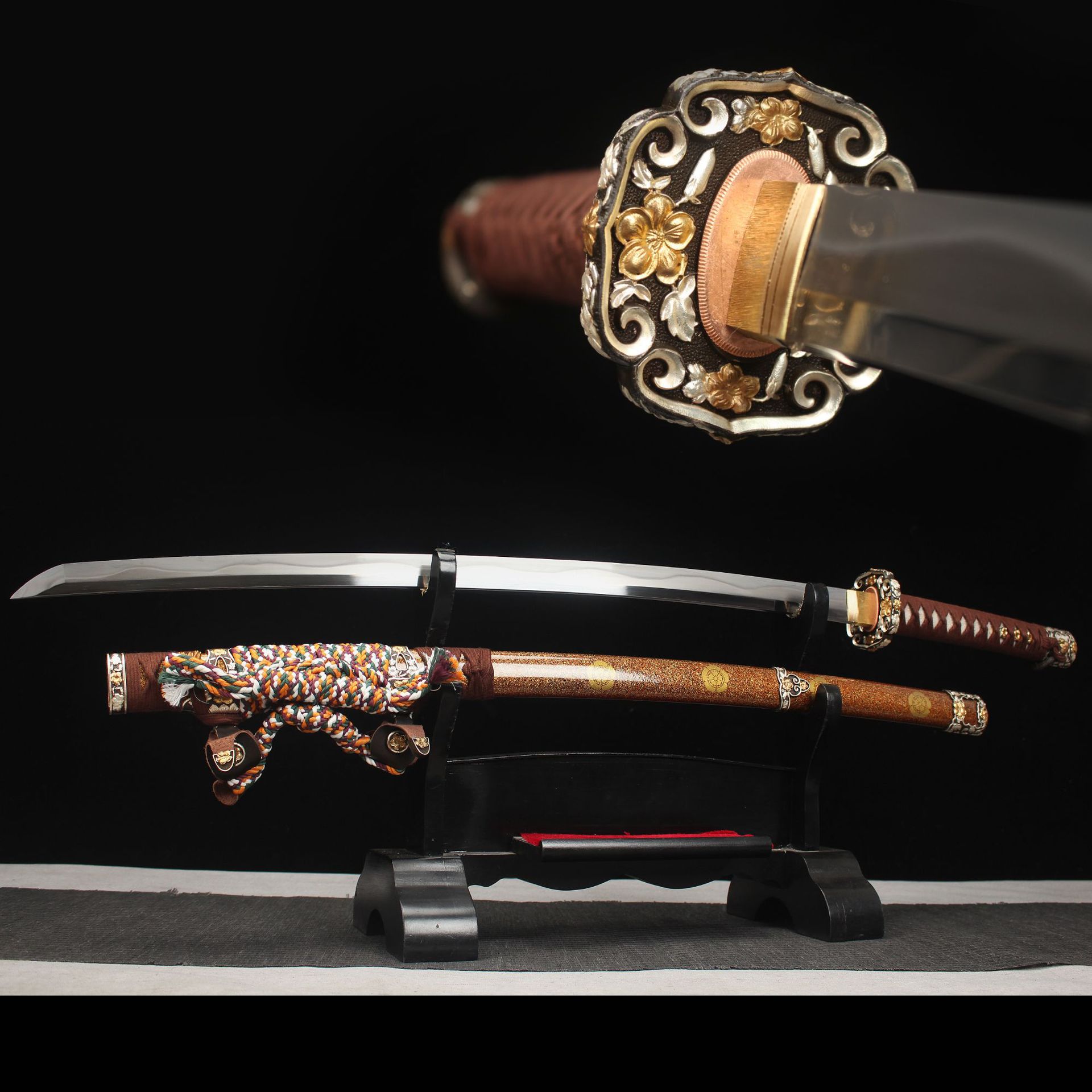 龙泉华影刀剑katana本三枚烧刃武士剑太刀日本影视剑冷兵器未开刃